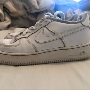 Air force ones white, size 7y